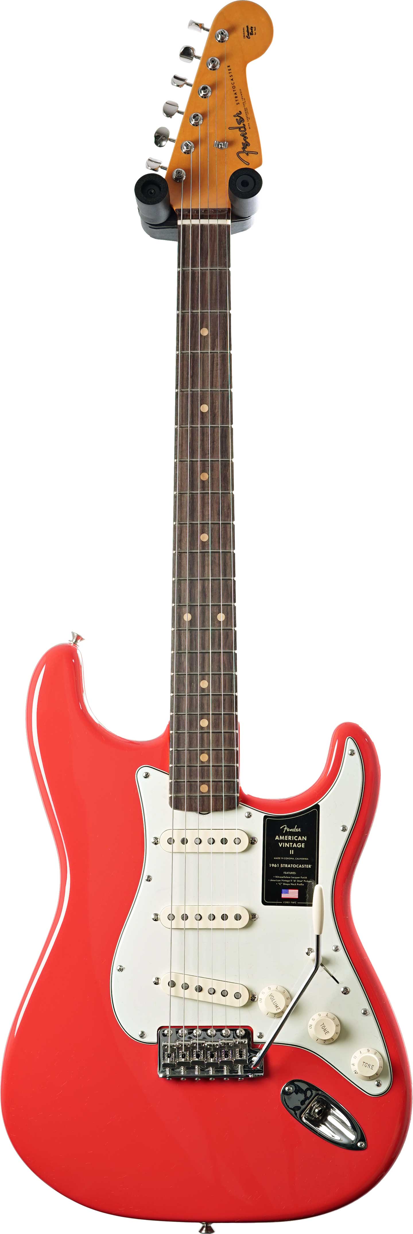 Fender American Vintage II 61 Stratocaster Rosewood Fingerboard Fiesta Red #V2562090