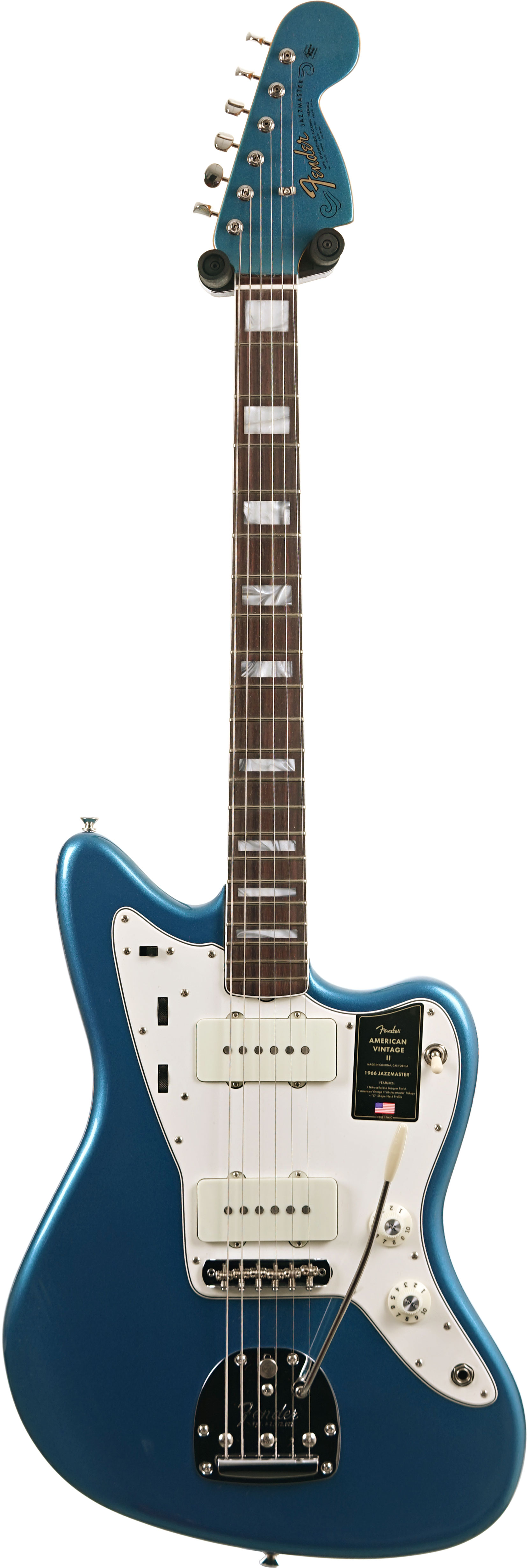Fender American Vintage II 1966 Jazzmaster Rosewood Fingerboard Lake Placid Blue #V2557115