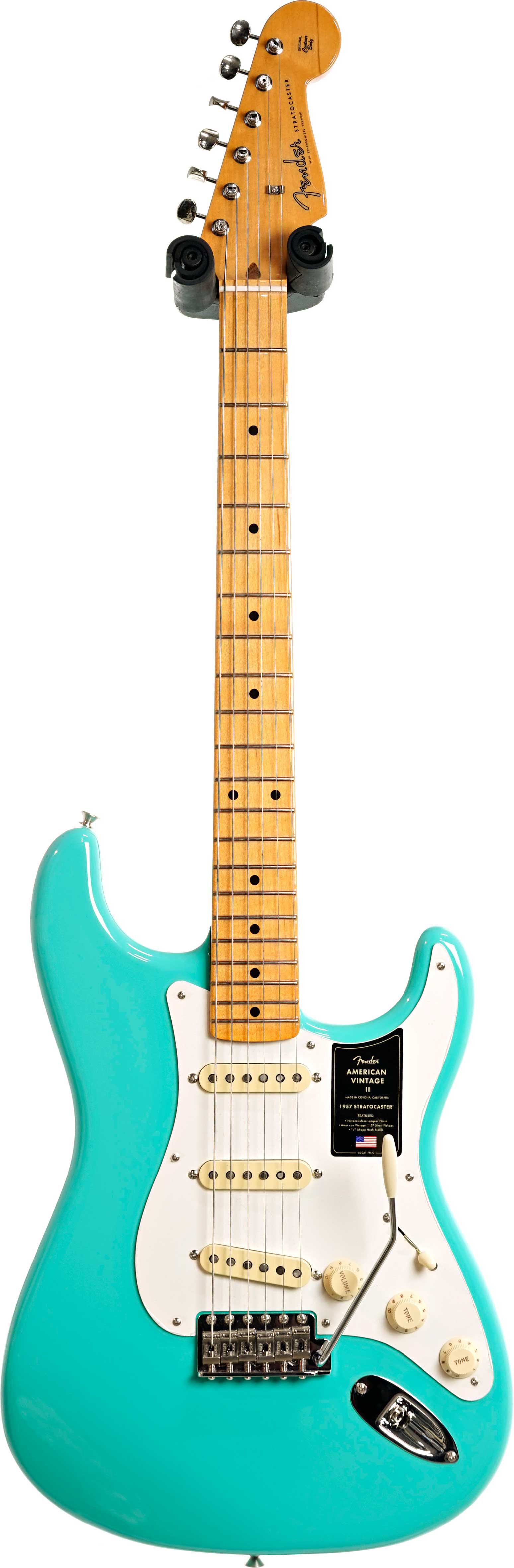 Fender American Vintage II 1957 Stratocaster Maple Fingerboard Seafoam Green #V2435240