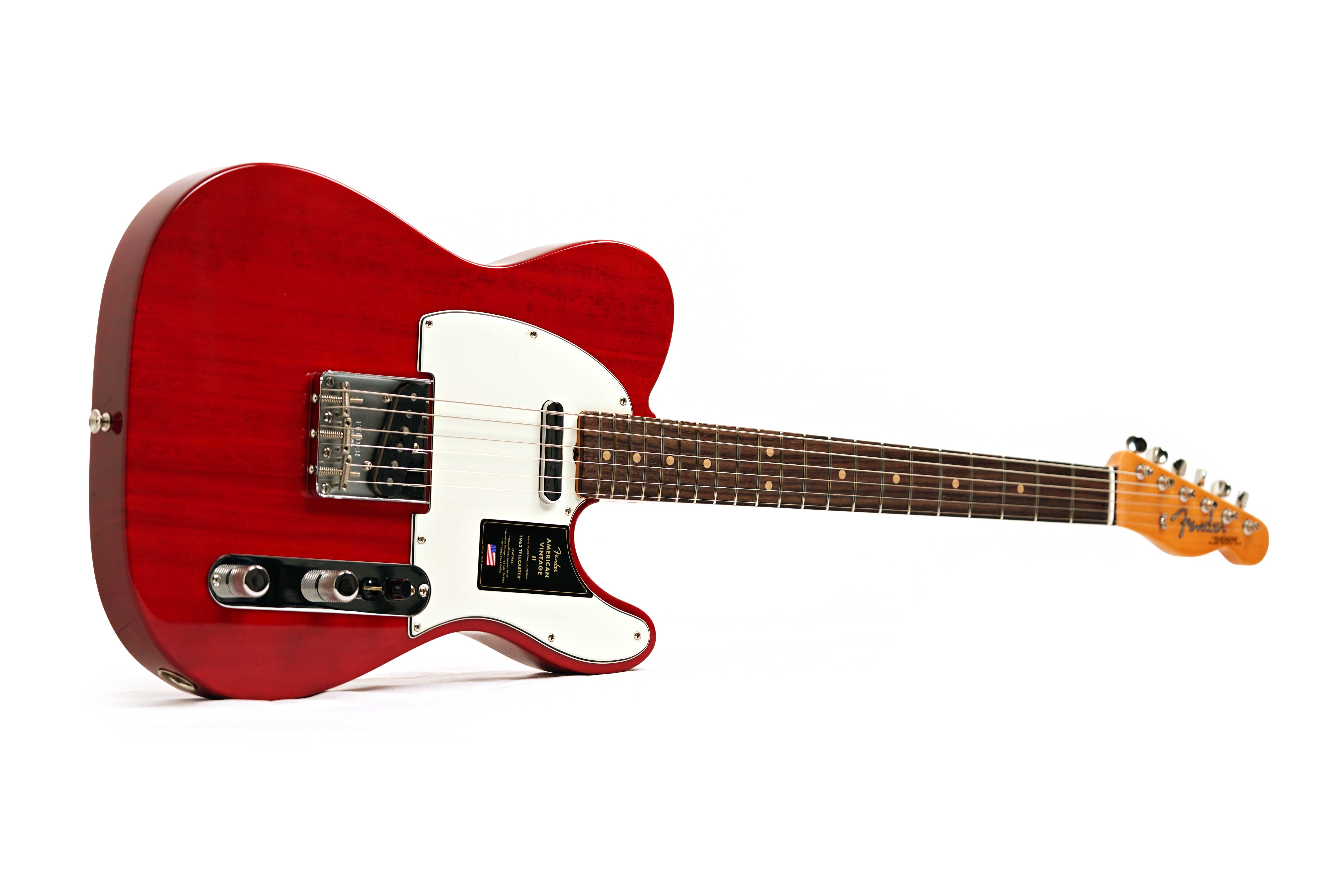 Fender American Vintage II 1963 Telecaster Rosewood Fingerboard Crimson Red Transparent #V251006