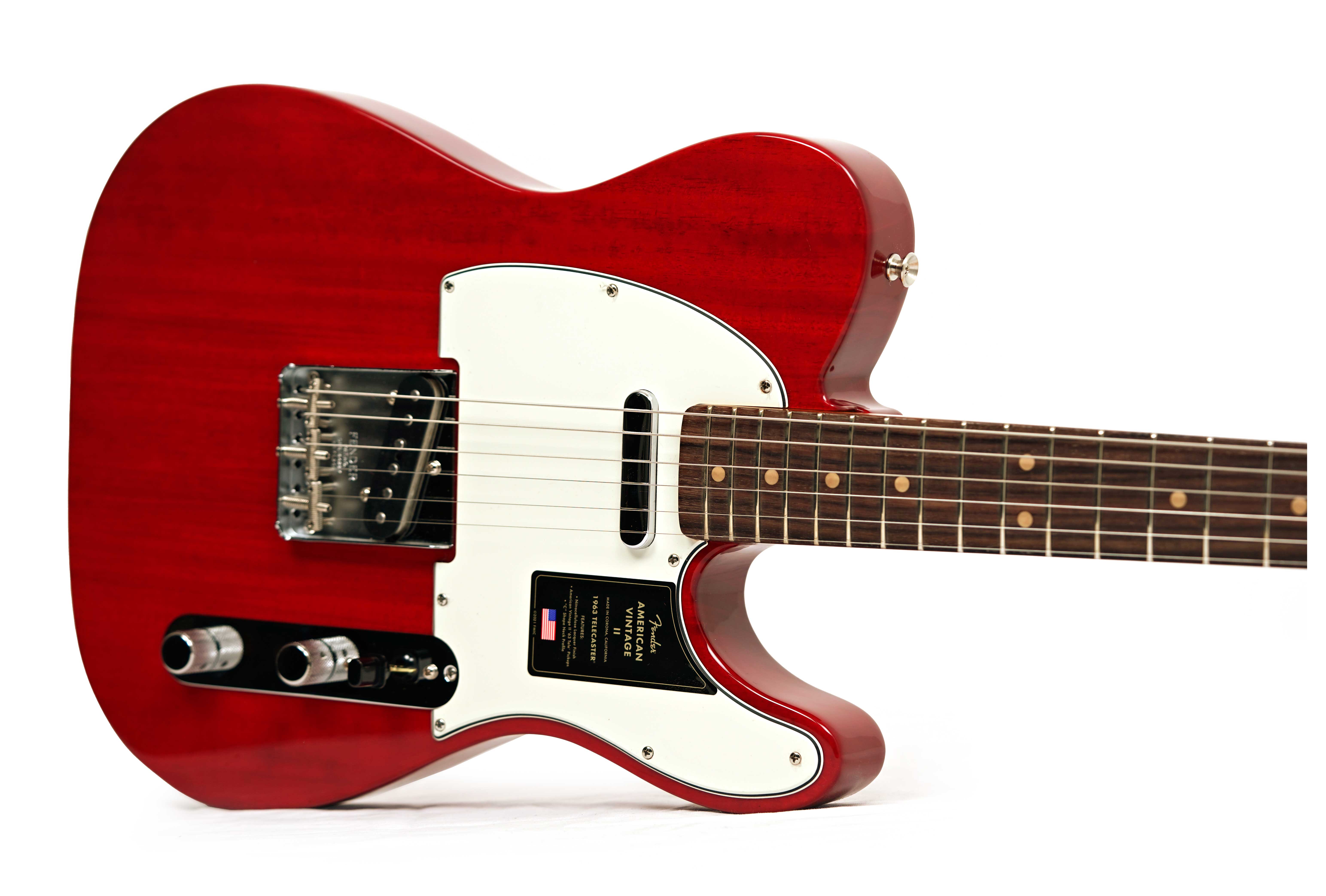 Fender American Vintage II 1963 Telecaster Rosewood Fingerboard Crimson Red Transparent #V251006