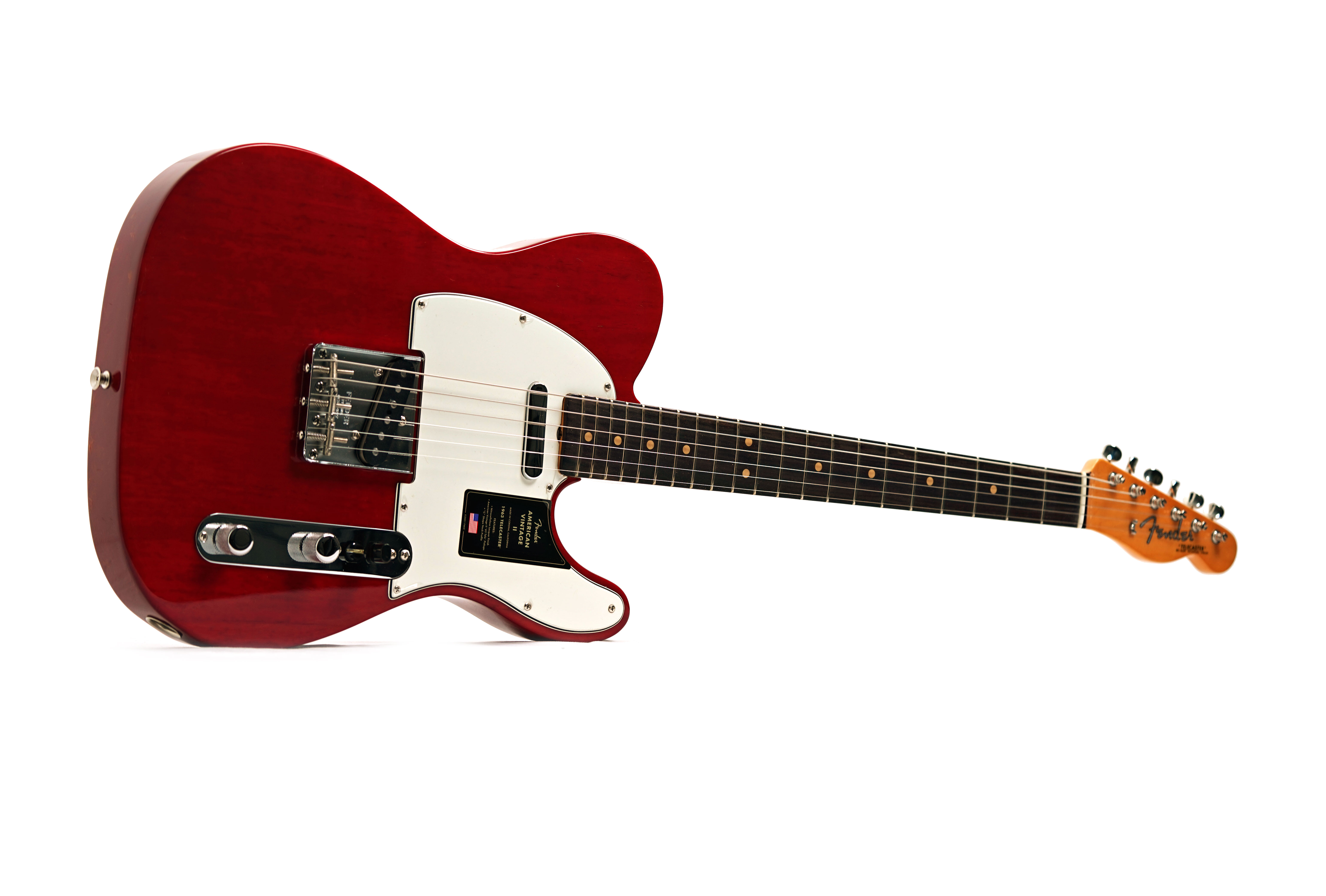 Fender American Vintage II 1963 Telecaster Rosewood Fingerboard Crimson Red Transparent #V2553254