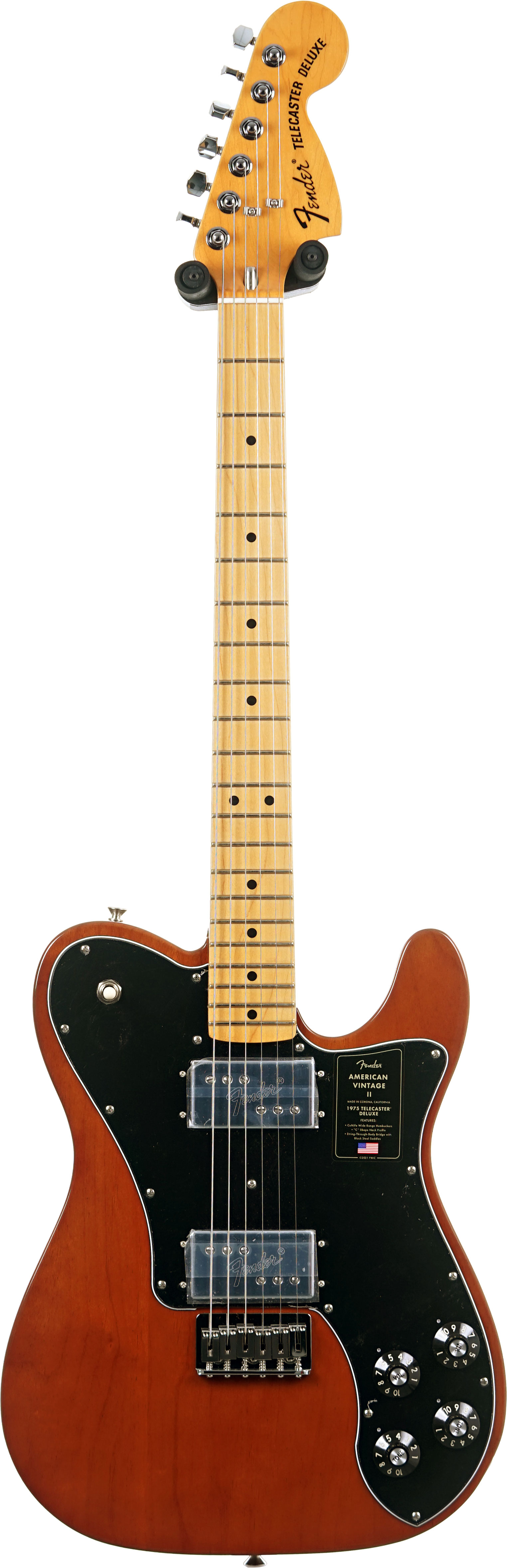 Fender American Vintage II 75 Telecaster Deluxe Maple Fingerboard Mocha #V14636