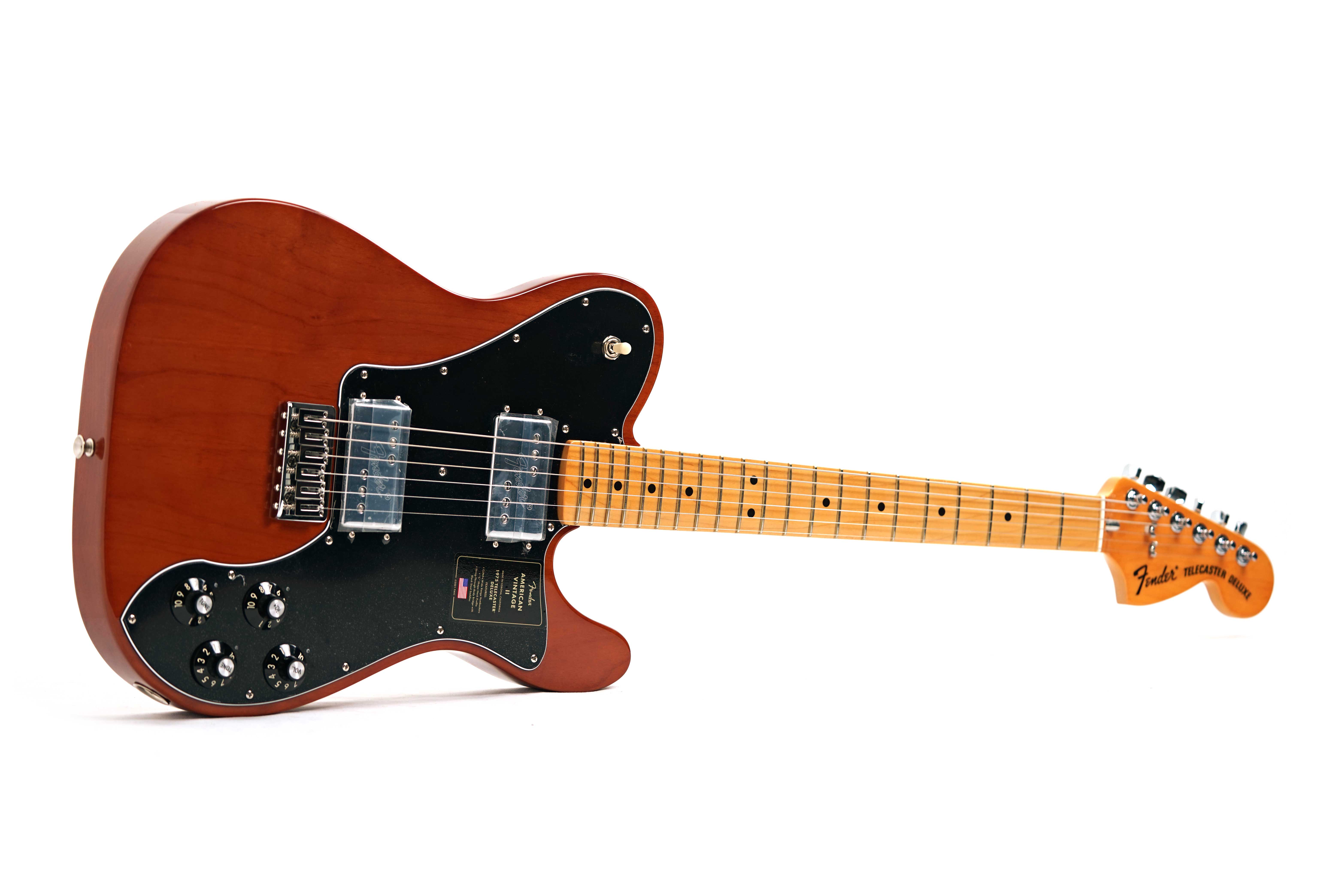 Fender American Vintage II 75 Telecaster Deluxe Maple Fingerboard Mocha #V14636