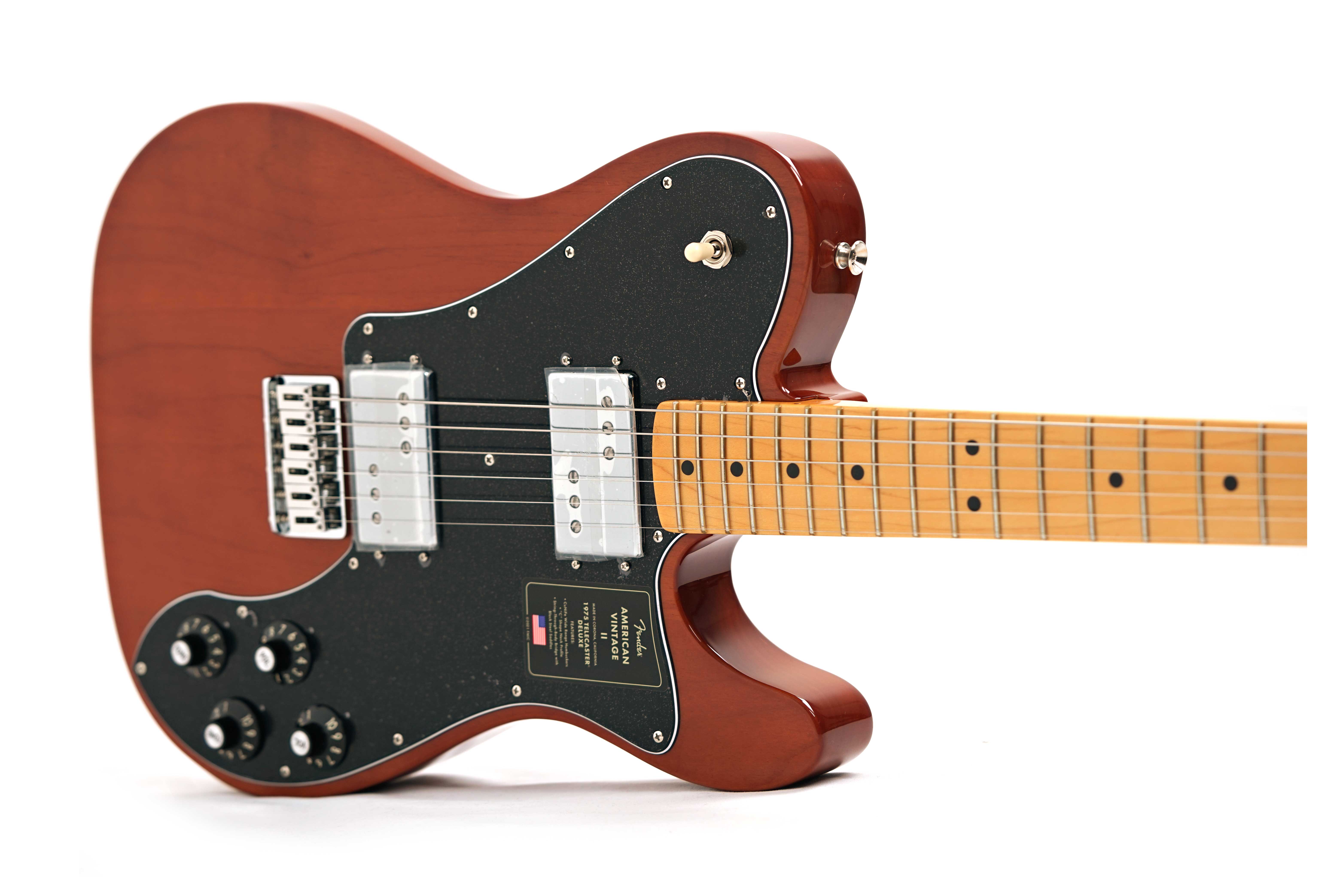 Fender American Vintage II 75 Telecaster Deluxe Maple Fingerboard Mocha #V14636