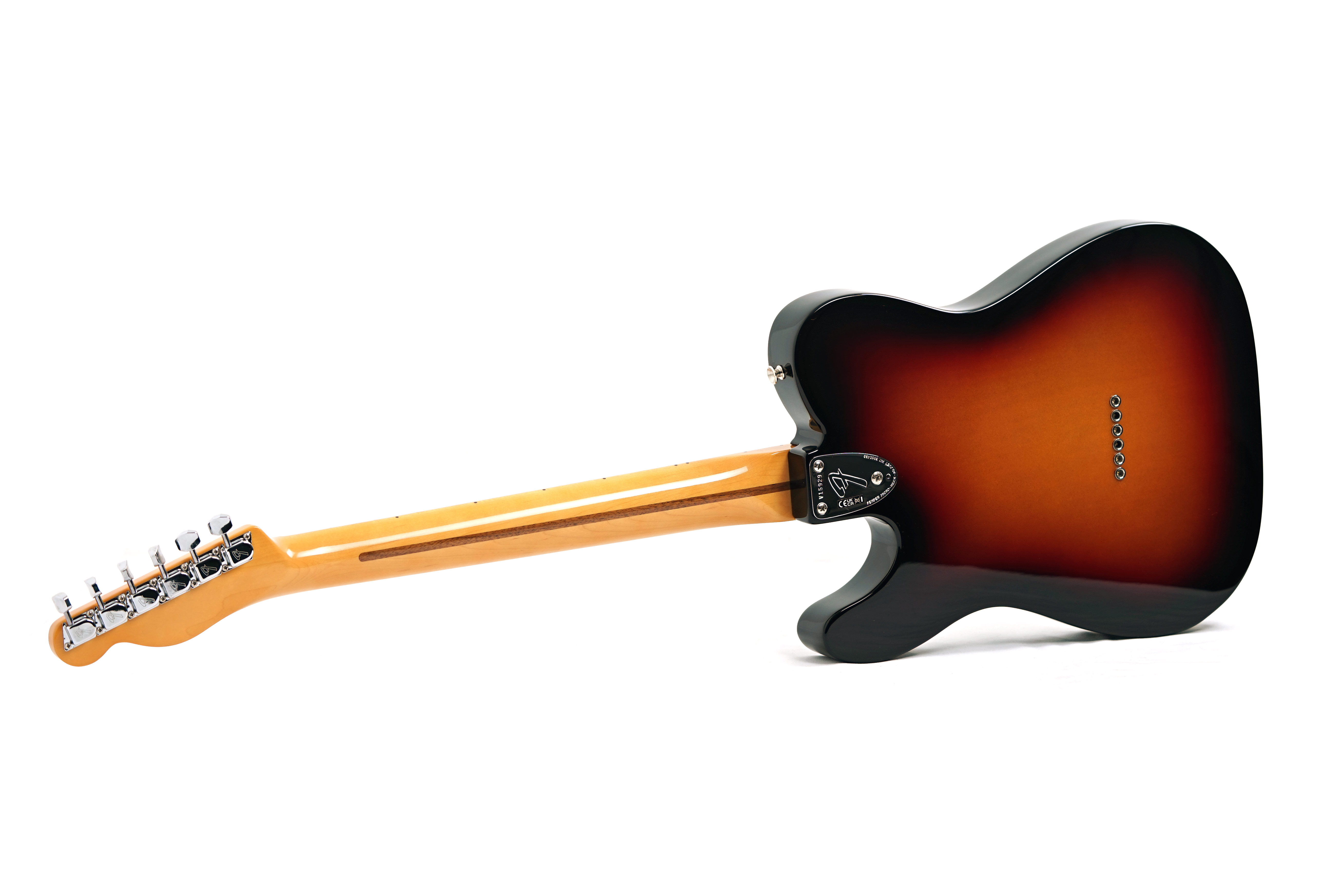 Fender American Vintage II 72 Telecaster Thinline Maple Fingerboard 3 Colour Sunburst #V15929