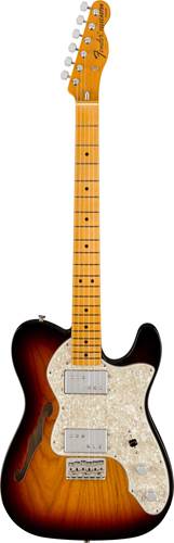 Fender American Vintage II 1972 Telecaster Thinline Maple Fingerboard 3 Colour Sunburst