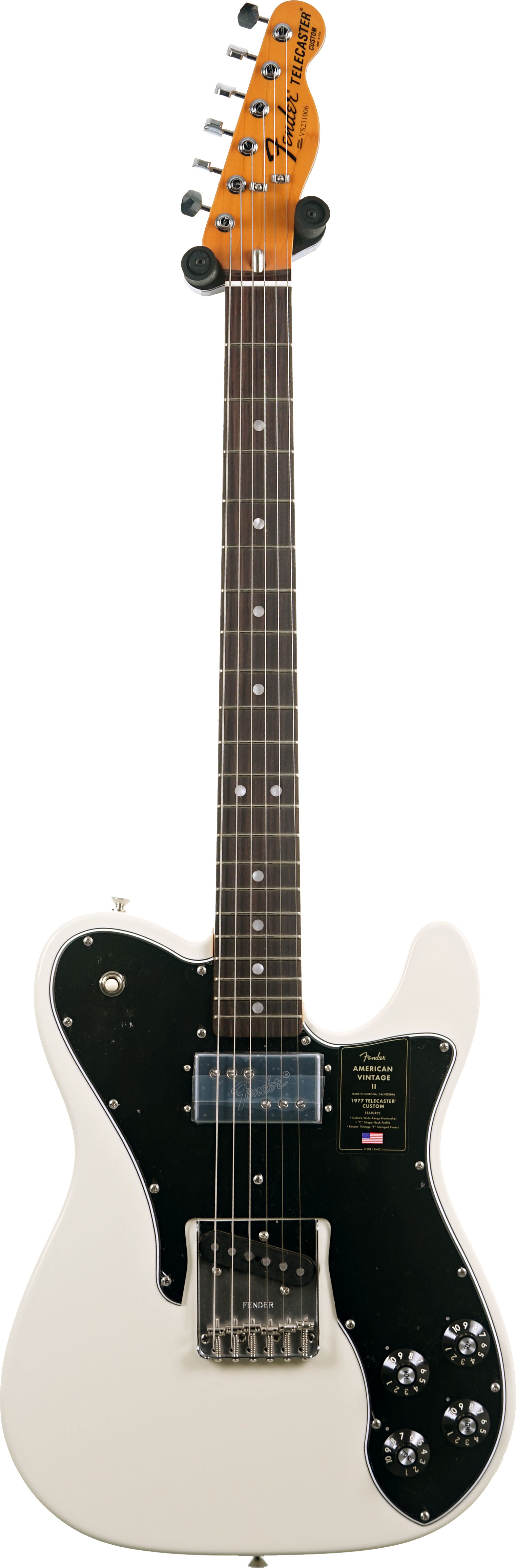 Fender American Vintage II 1977 Telecaster Custom Rosewood Fingerboard Olympic White #VS231006