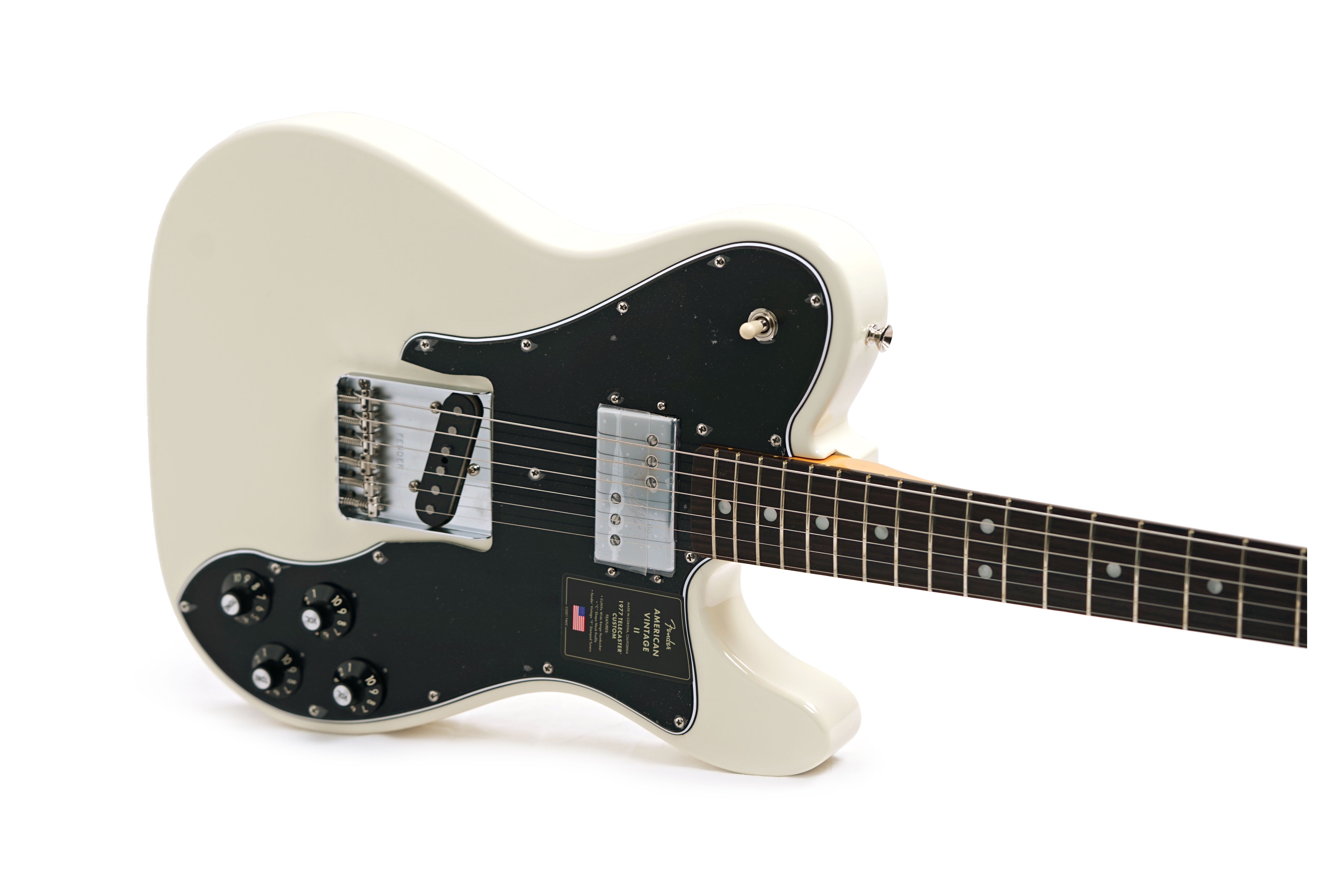 Fender American Vintage II 1977 Telecaster Custom Rosewood Fingerboard Olympic White #VS231006