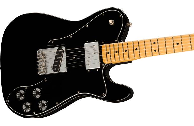 Fender American Vintage II 1977 Telecaster Custom Maple Fingerboard Black Fender American Vintage II 1977 Telecaster Custom Maple Fingerboard Black