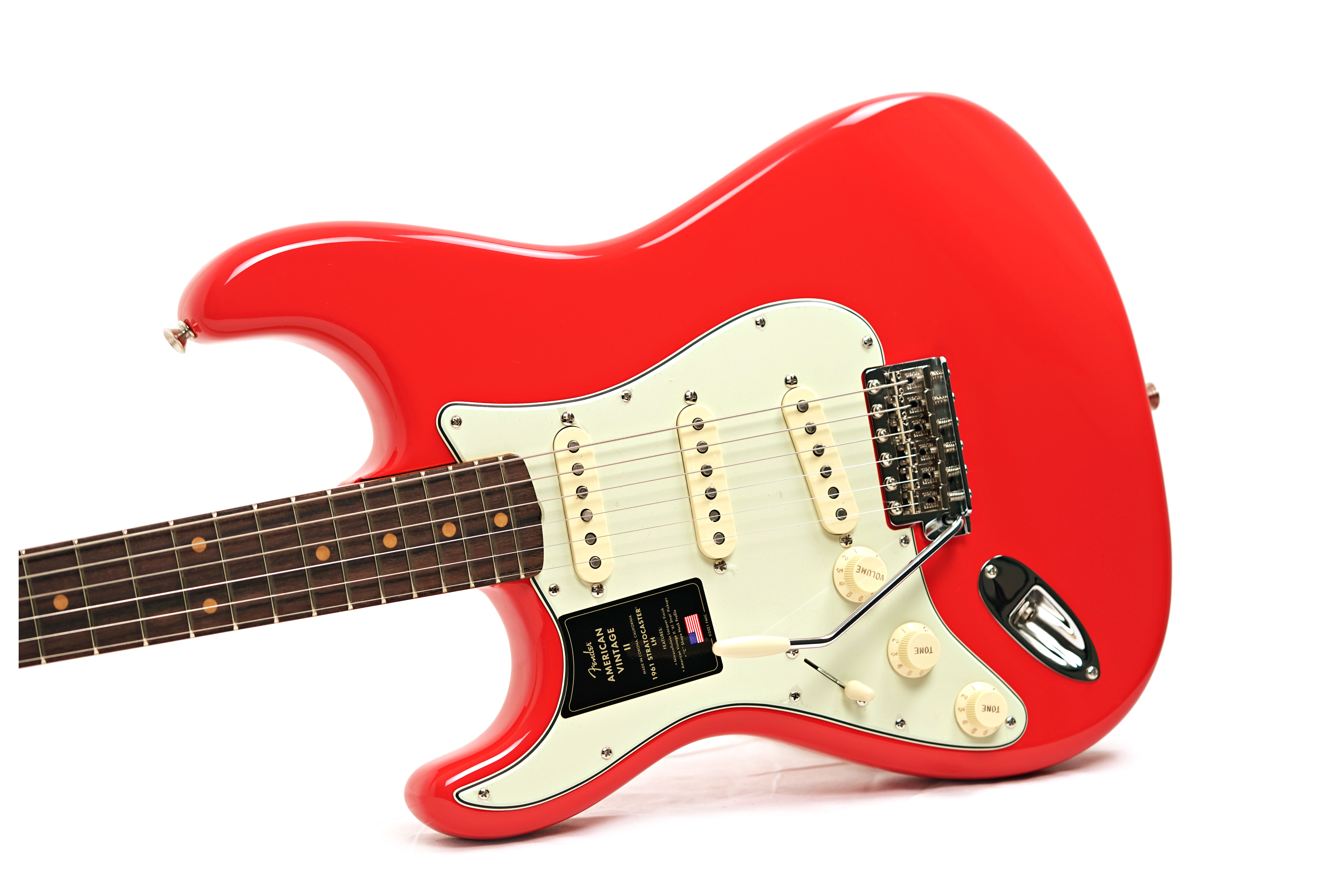 Fender American Vintage II 61 Stratocaster Fiesta Red Left Handed #V2558596