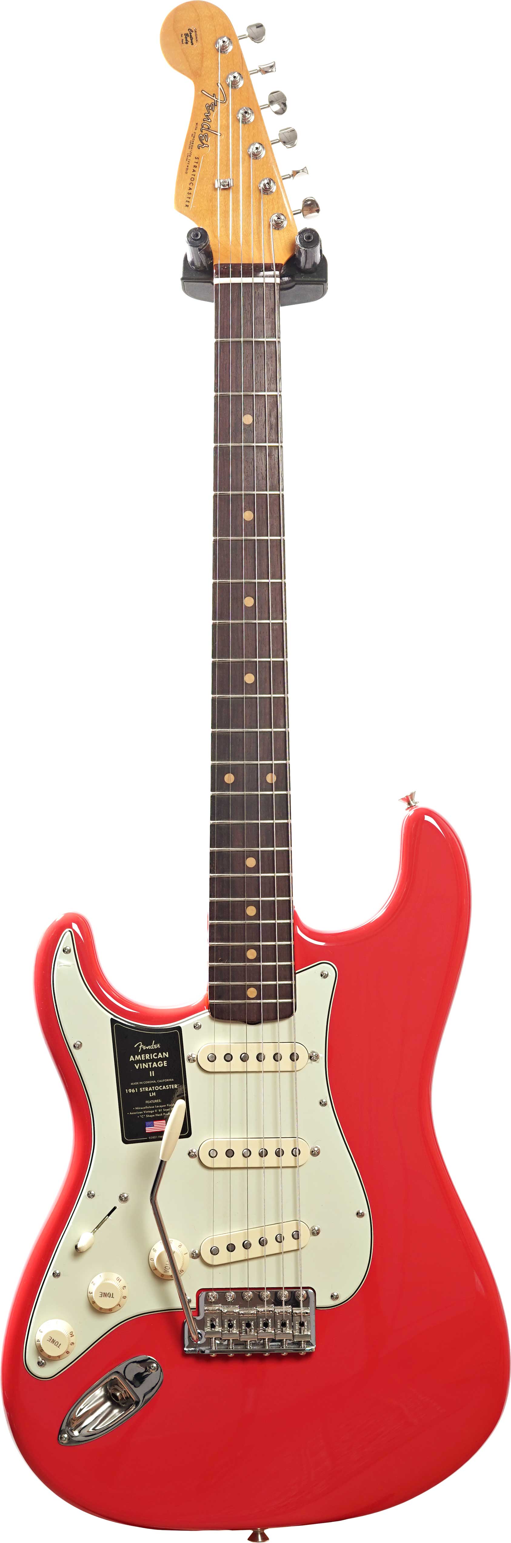 Fender American Vintage II 1961 Stratocaster Fiesta Red Left Handed #V2663940