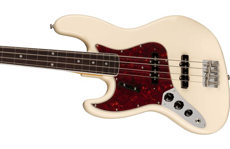 Fender American Vintage II 1966 Jazz Bass Olympic White Left Handed Fender American Vintage II 1966 Jazz Bass Olympic White Left Handed