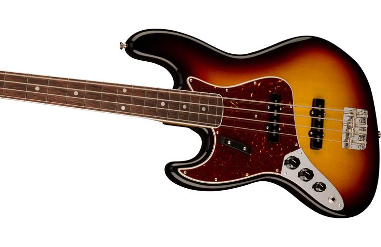 Fender American Vintage II 1966 Jazz Bass 3 Colour Sunburst Left Handed Fender American Vintage II 1966 Jazz Bass 3 Colour Sunburst Left Handed