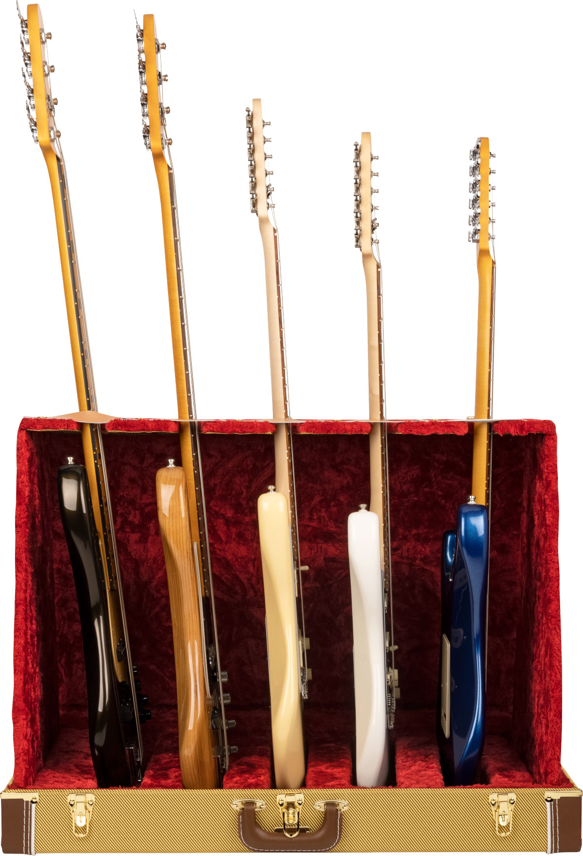 Fender Classic Series Case Stand 5 Guitar Tweed