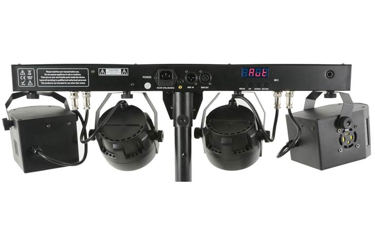 QTX LED Derby FX Bar with Stand QTX LED Derby FX Bar with Stand