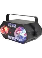 QTX Tetra LED Moonflower + Ripple + Strobe/UV + Laser Effect