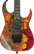 Ibanez J Custom JCRG2204 Buckeye Burl & Red Resin