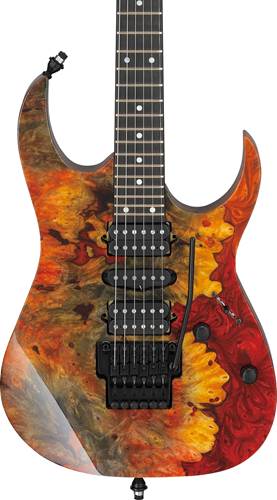 Ibanez J Custom JCRG2204 Buckeye Burl & Red Resin Ibanez J Custom JCRG2204 Buckeye Burl & Red Resin