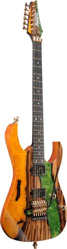 Ibanez J Custom JCRG22S01 Figured Japanese Persimmon & Green Resin Ibanez J Custom JCRG22S01 Figured Japanese Persimmon & Green Resin