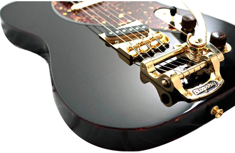 Kithara Astral Relic Piano Black with Bigsby Rosewood Fingerboard Kithara Astral Relic Piano Black with Bigsby Rosewood Fingerboard