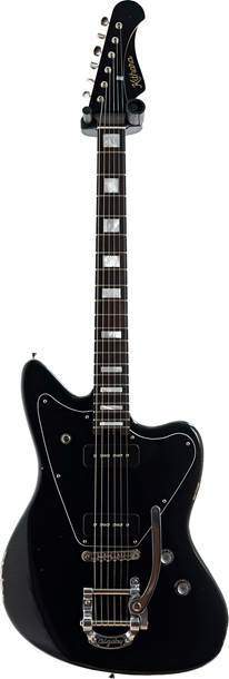 Kithara Fifty-Six Relic Black Sparkle with Bigsby Rosewood Fingerboard