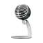 Shure MV5-DIG Cardioid Condenser Digital Microphone with Onboard DSP (Grey) Front View