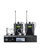 Shure P3TUKRA215TWP-K3E PSM300 Wireless IEM System Twin Pack with 2x P3RA Receiver + 2x SE215-CL Earphones