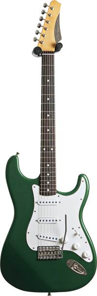 John Cruz Custom Guitars Crossville ST Custom Green Metallic Time Capsule Ash Rosewood Fingerboard 