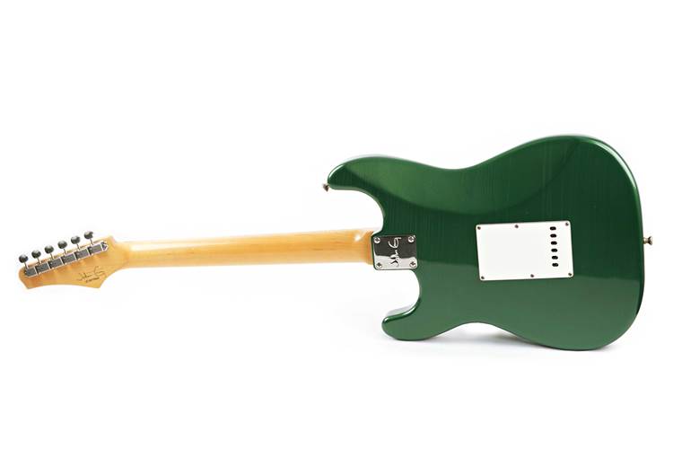 John Cruz Custom Guitars Crossville ST Custom Green Metallic Time Capsule Ash Rosewood Fingerboard  John Cruz Custom Guitars Crossville ST Custom Green Metallic Time Capsule Ash Rosewood Fingerboard