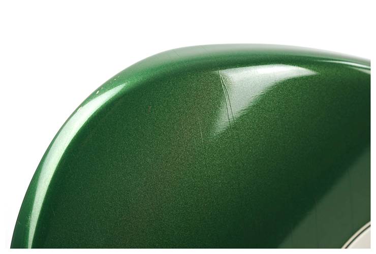 John Cruz Custom Guitars Crossville ST Custom Green Metallic Time Capsule Ash Rosewood Fingerboard  John Cruz Custom Guitars Crossville ST Custom Green Metallic Time Capsule Ash Rosewood Fingerboard