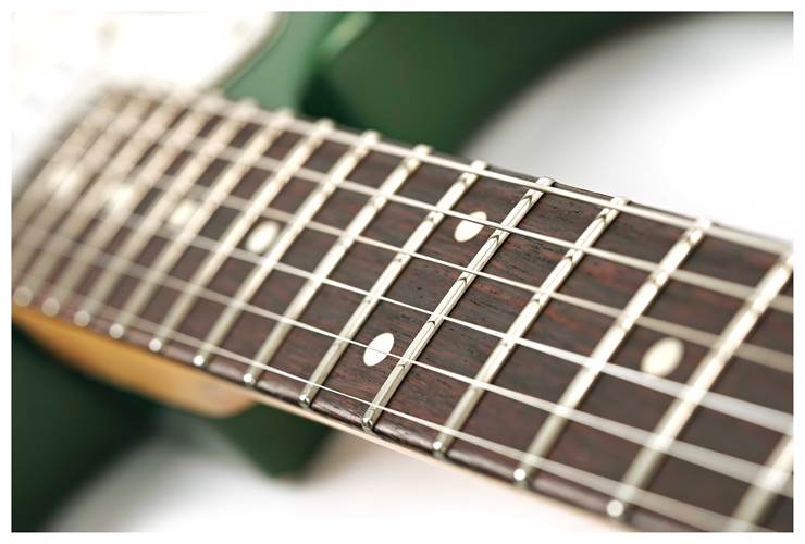 John Cruz Custom Guitars Crossville ST Custom Green Metallic Time Capsule Ash Rosewood Fingerboard  John Cruz Custom Guitars Crossville ST Custom Green Metallic Time Capsule Ash Rosewood Fingerboard