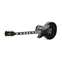 Gibson Custom Shop 1954 Les Paul Custom Staple Pickup Reissue VOS Ebony Left Handed #45048 Front View