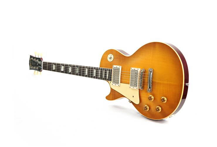 Gibson Custom Shop 1958 Les Paul Standard Reissue VOS Lemon Burst Left Handed #841923 Gibson Custom Shop 1958 Les Paul Standard Reissue VOS Lemon Burst Left Handed #841923