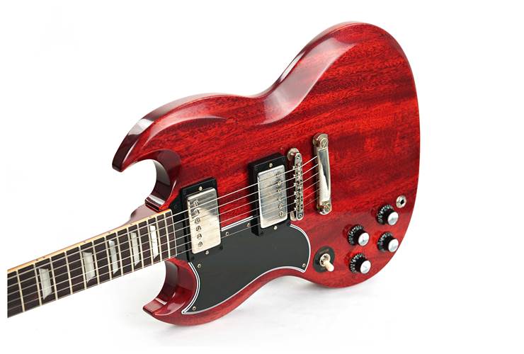 Gibson Custom Shop 1961 Les Paul SG Standard Reissue Stop-Bar VOS Cherry Red Left Handed #403971 Gibson Custom Shop 1961 Les Paul SG Standard Reissue Stop-Bar VOS Cherry Red Left Handed #403971