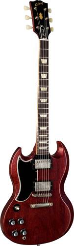 Gibson Custom Shop 1961 Les Paul SG Standard Reissue Stop-Bar VOS Cherry Red Left Handed 