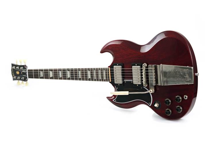 Gibson Custom Shop 1964 SG Standard Reissue w/ Maestro Vibrola VOS Cherry Red Left Handed #500124 Gibson Custom Shop 1964 SG Standard Reissue w/ Maestro Vibrola VOS Cherry Red Left Handed #500124