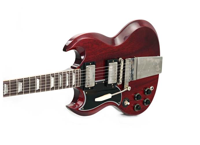 Gibson Custom Shop 1964 SG Standard Reissue w/ Maestro Vibrola VOS Cherry Red Left Handed #500124 Gibson Custom Shop 1964 SG Standard Reissue w/ Maestro Vibrola VOS Cherry Red Left Handed #500124