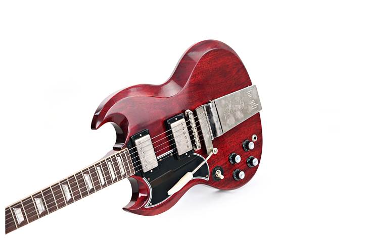 Gibson Custom Shop 1964 SG Standard Reissue with Maestro Vibrola VOS Cherry Red Left Handed #402624 Gibson Custom Shop 1964 SG Standard Reissue with Maestro Vibrola VOS Cherry Red Left Handed #402624