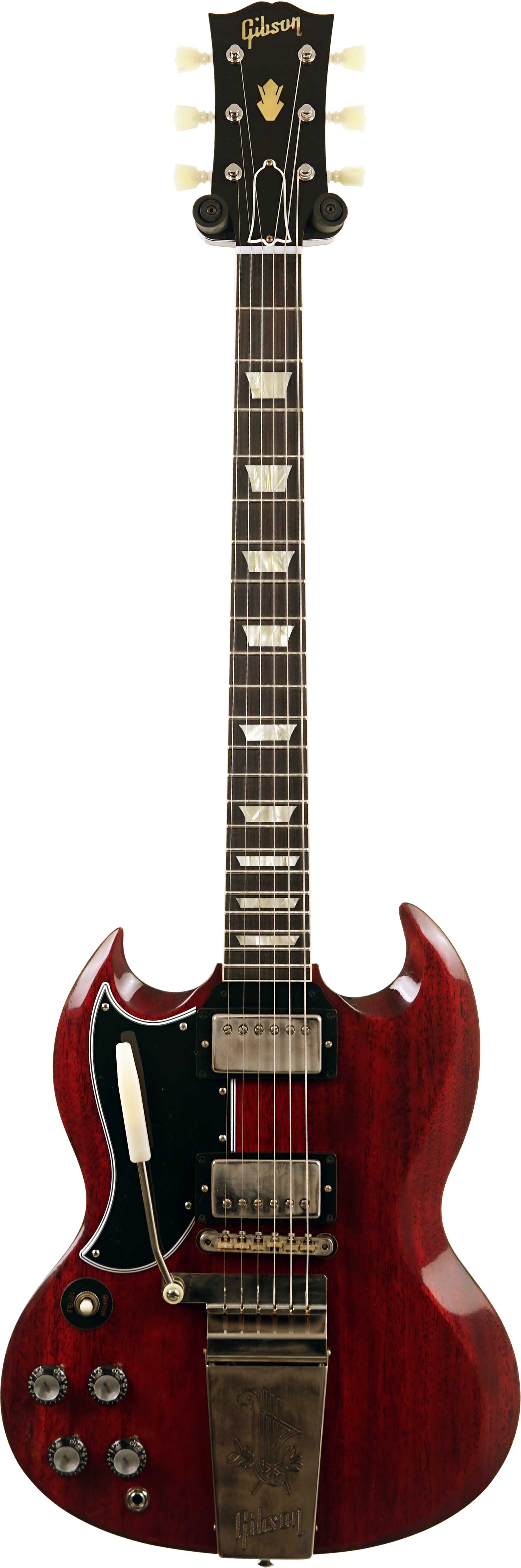 Gibson Custom Shop 1964 SG Standard Reissue with Maestro Vibrola VOS Cherry Red Left Handed #505064