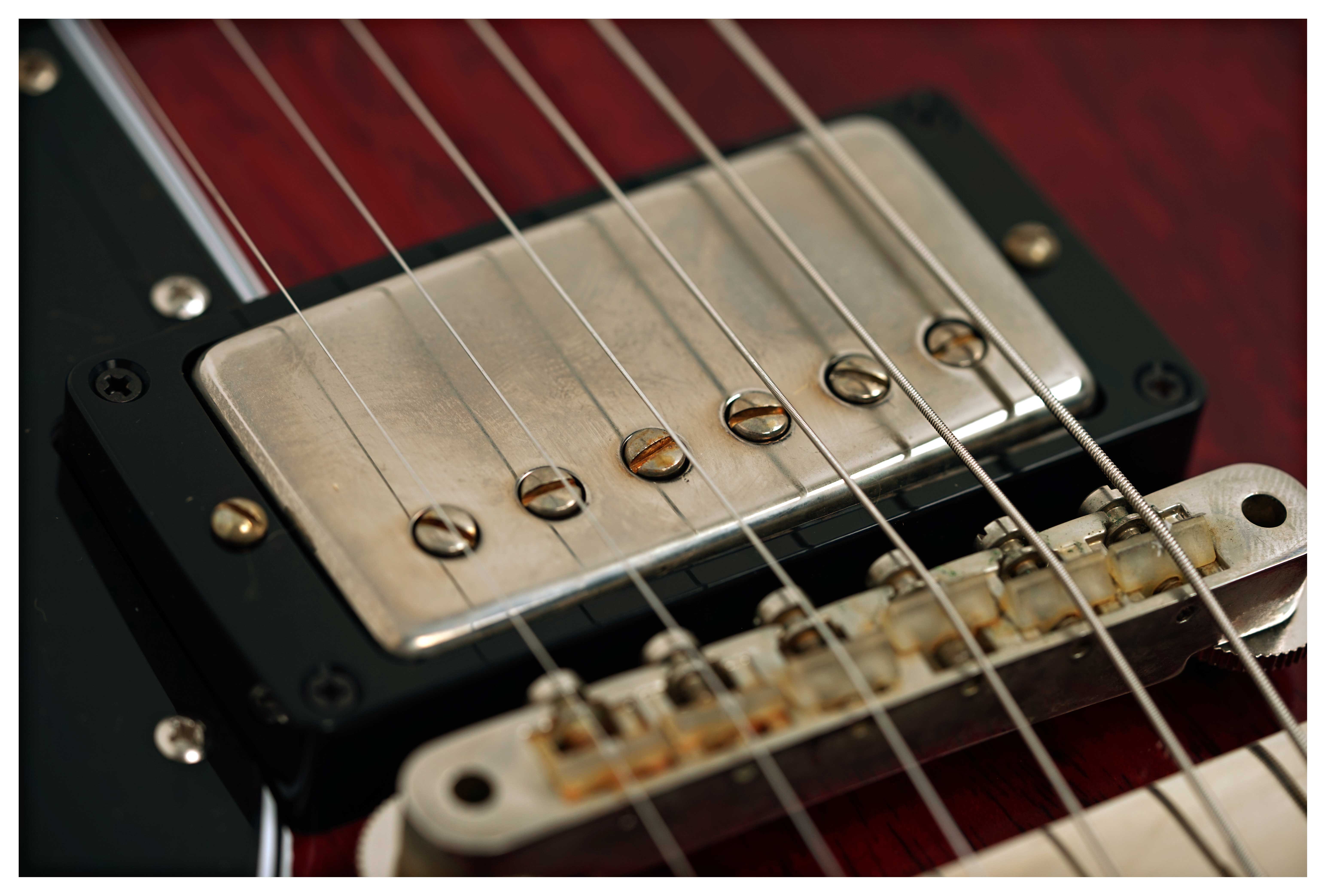 Gibson Custom Shop 1964 SG Standard Reissue with Maestro Vibrola VOS Cherry Red Left Handed #505064