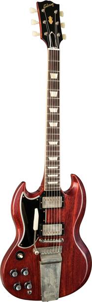 Gibson Custom Shop 1964 SG Standard Reissue with Maestro Vibrola VOS Cherry Red Left Handed