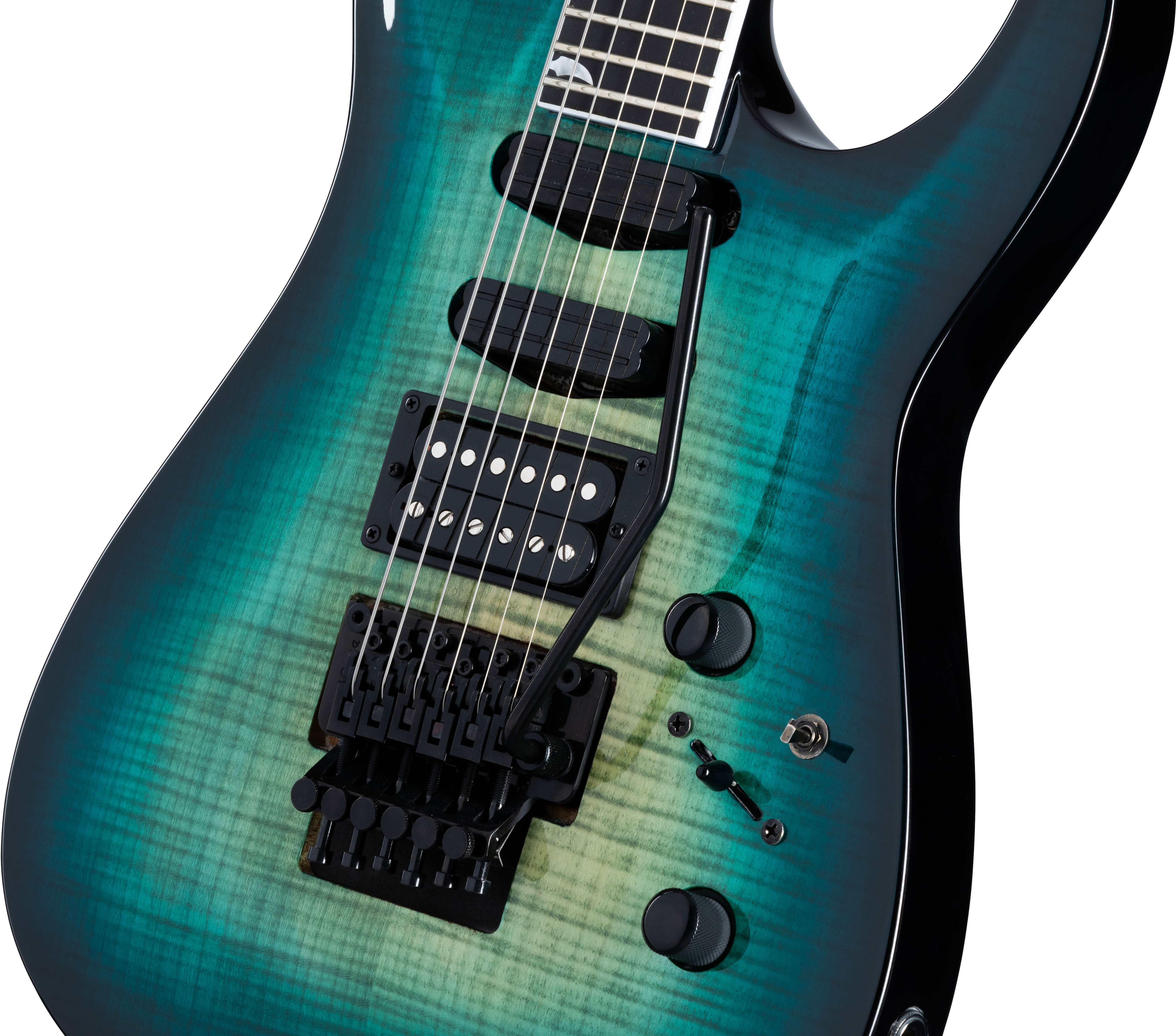 Kramer SM-1 Figured Caribbean Blue Perimeter | guitarguitar