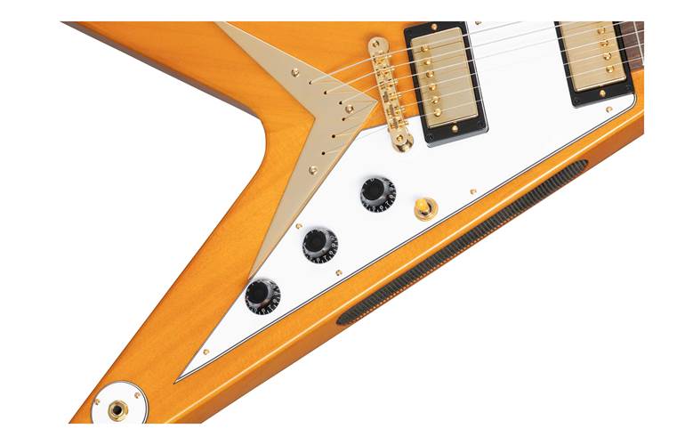 Epiphone 1958 Korina Flying V White Pickguard Epiphone 1958 Korina Flying V White Pickguard