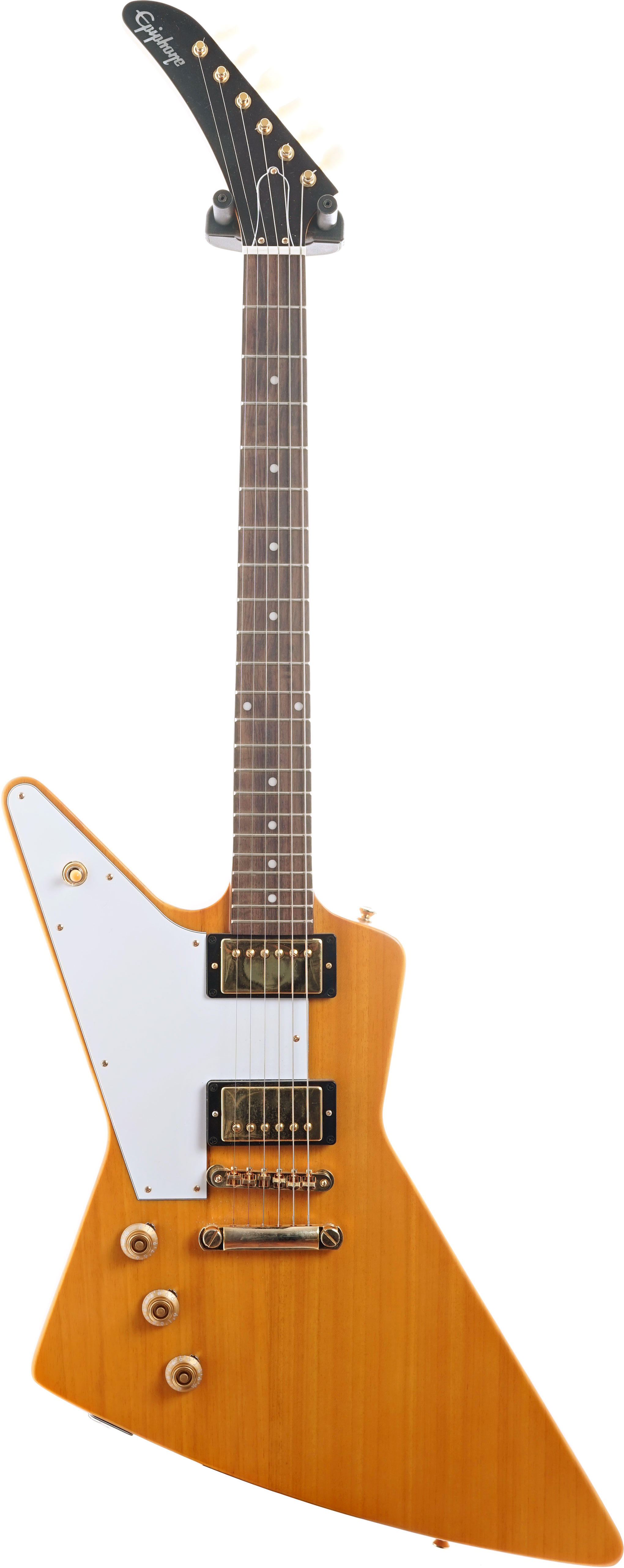 Epiphone 1958 Korina Explorer White Pickguard Left Handed (Ex-Demo) #24011524222