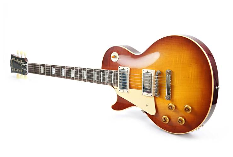 Gibson Custom Shop 1958 Les Paul Standard Reissue VOS Left Handed Iced Tea Burst #84526 Gibson Custom Shop 1958 Les Paul Standard Reissue VOS Left Handed Iced Tea Burst #84526