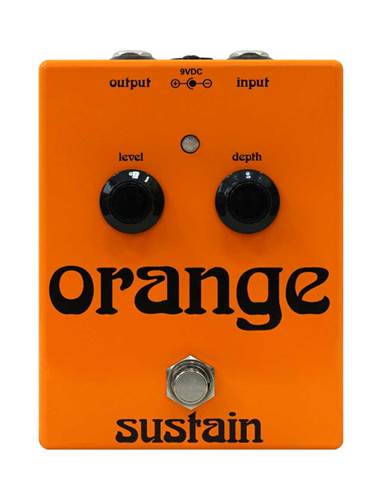 Orange Sustain Compressor Pedal