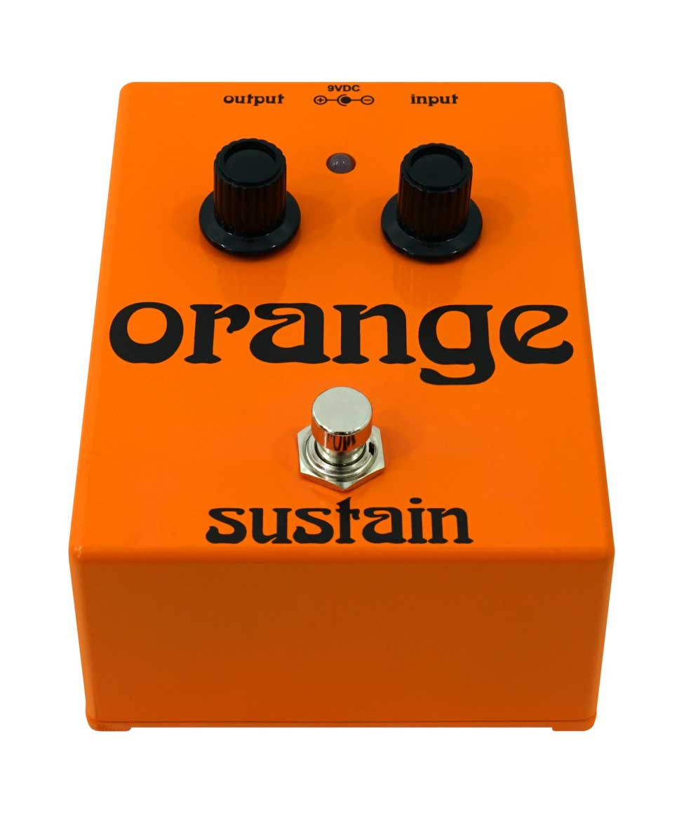 Orange Sustain Compressor Pedal