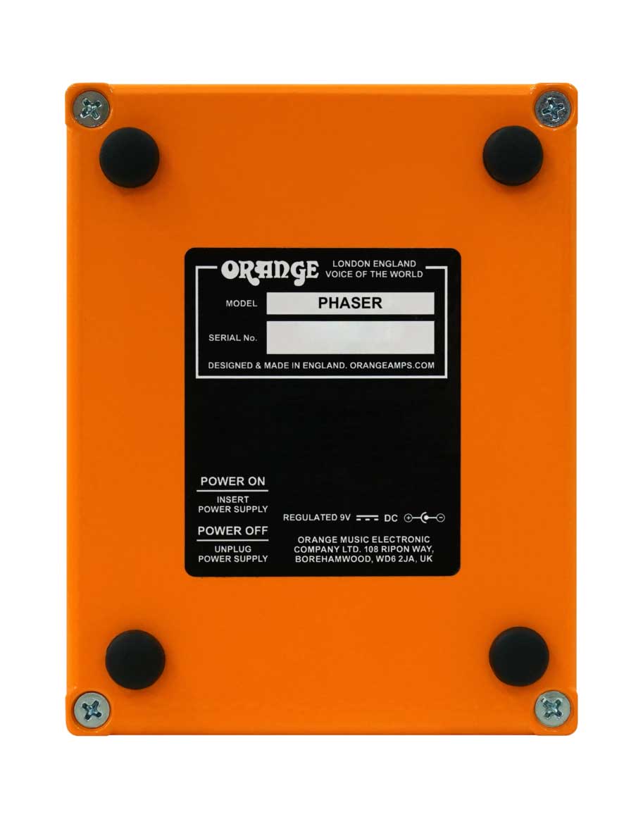 Orange Phaser Pedal