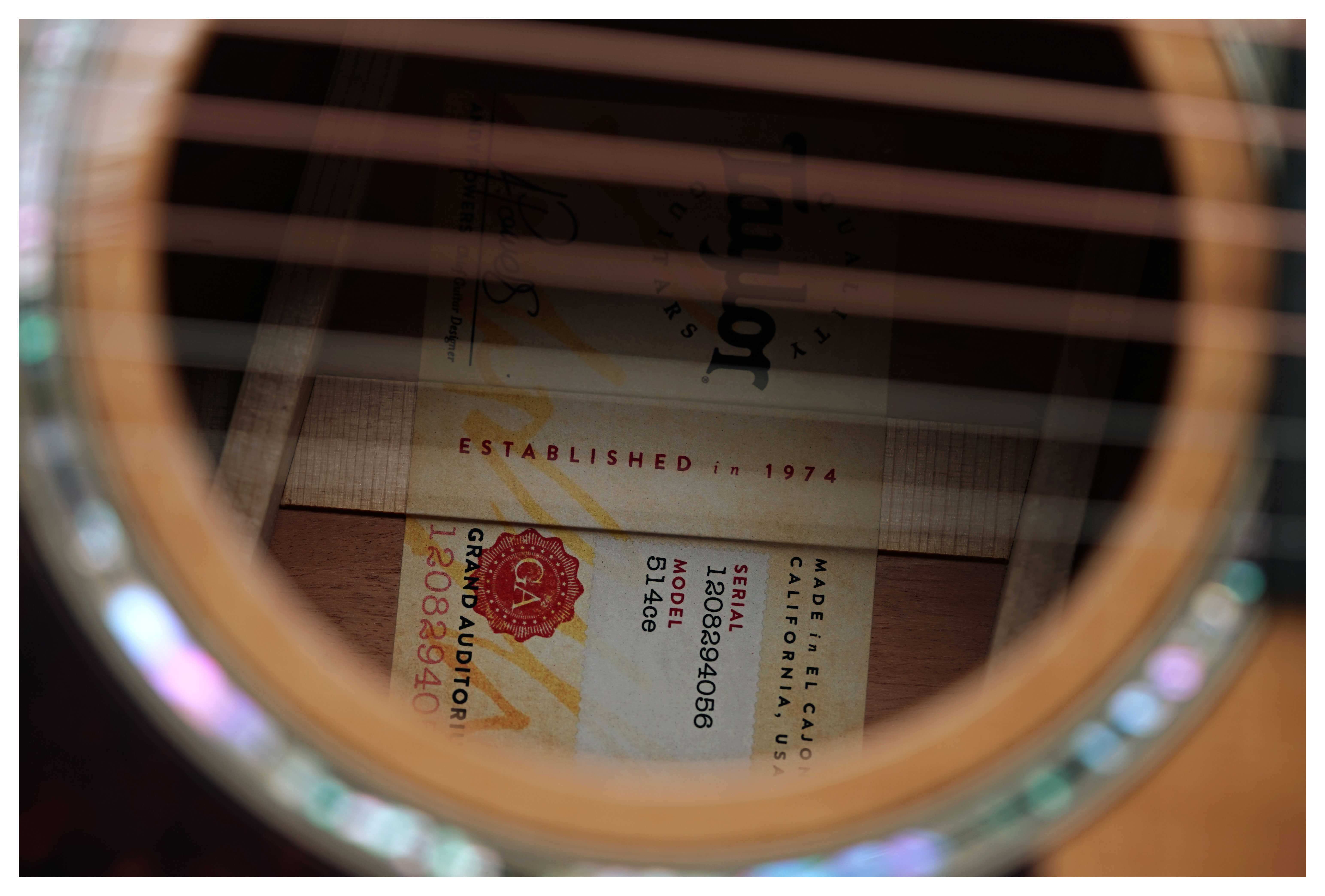 Taylor 514ce Grand Auditorium Torrefied Sitka Spruce/Urban Ironbark #1208294056